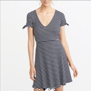 Abercrombie & Fitch Striped Skater Dress